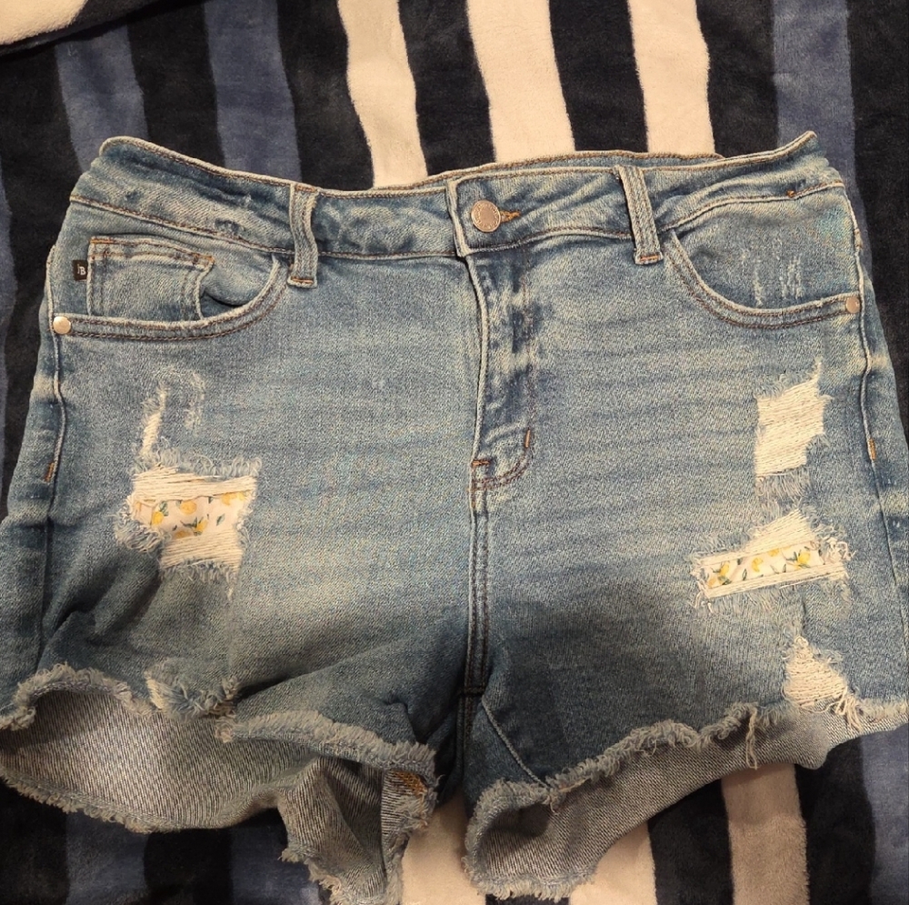 Judy Blue Distressed Denim Shorts
